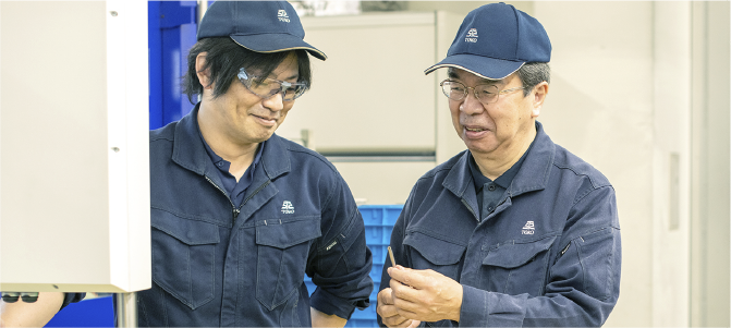 製造部 工場長 2023年入社の社員 作業風景01