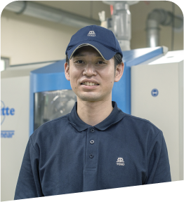 製造部 製造2課 主任  2013年入社の社員